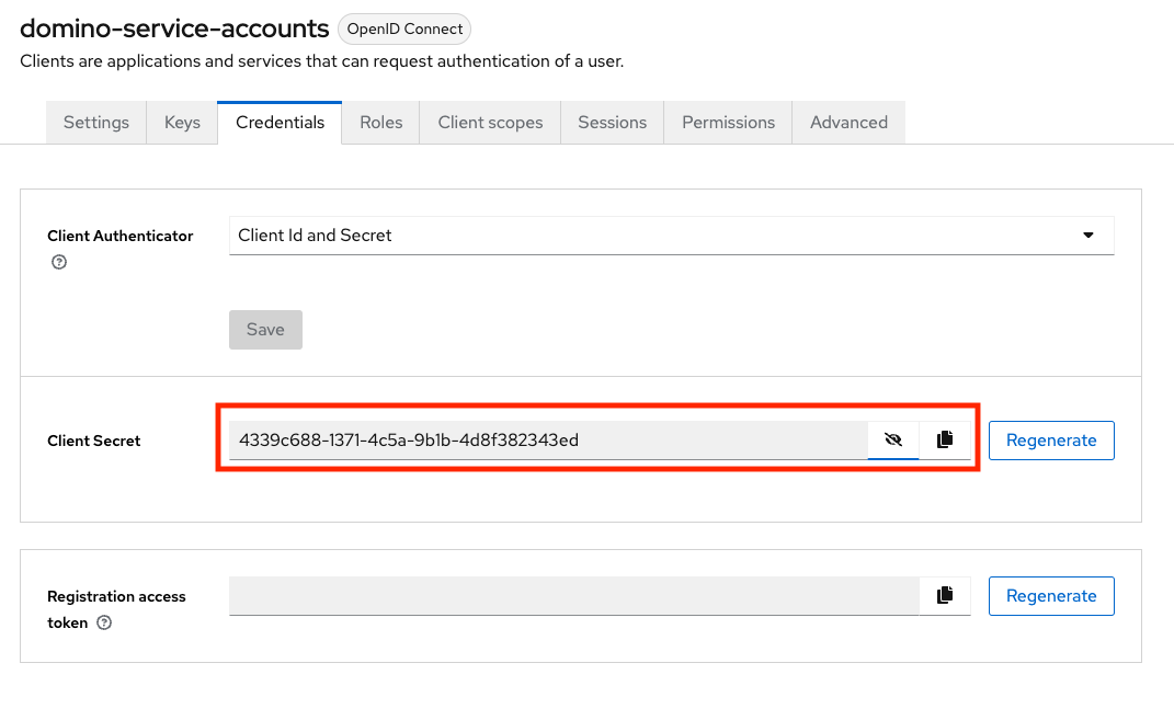 Invalid Client Credentials When Generating A Service Account Token